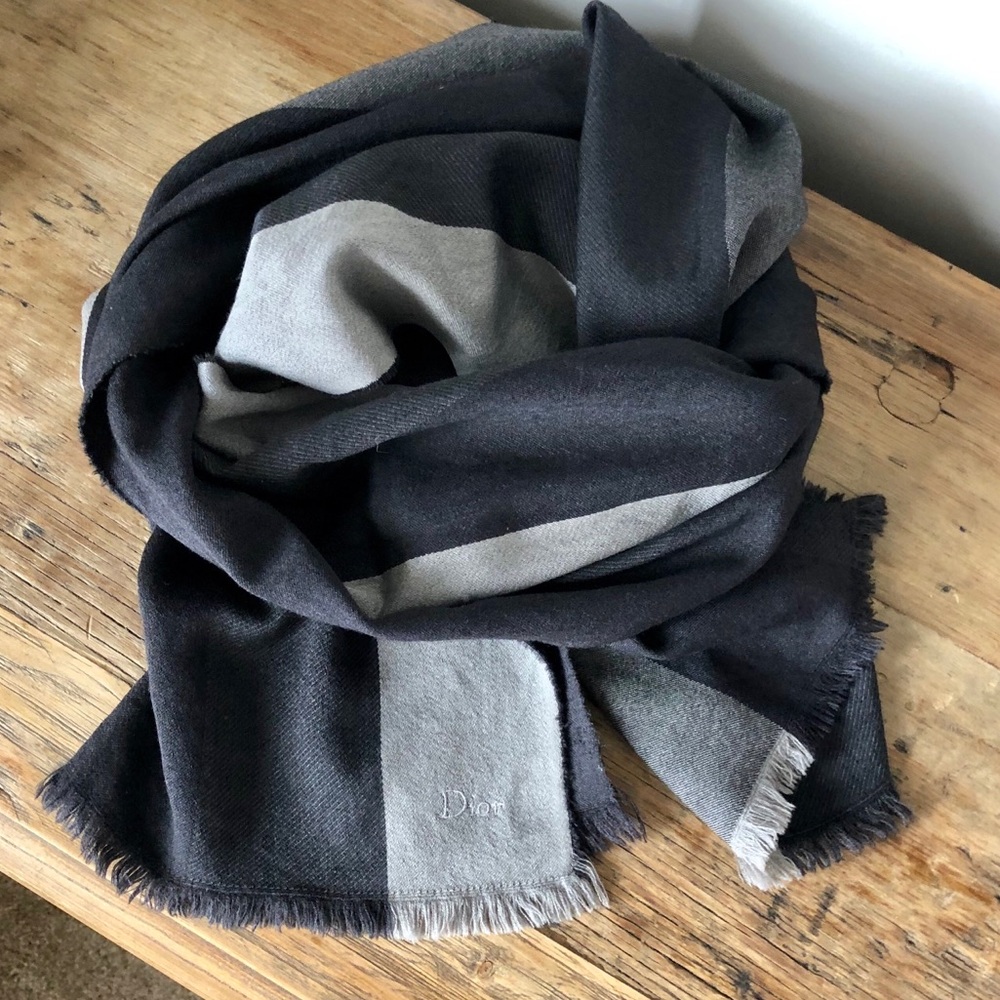 Dior Striped Scarf NWOT